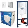Grohe Rapid 3in1 + Fulvia WC + Drückerplatte + WC-Sitz Weiß -GROHE SHOP 12122757 1
