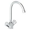 Grohe Costa Spültisch-Einlochbatterie, DN 15, Auslauf Mit Strahlregler, Niederdruck Für Offene Warmwasserbereiter, Chrom - 31930001 -GROHE SHOP 16947739 1