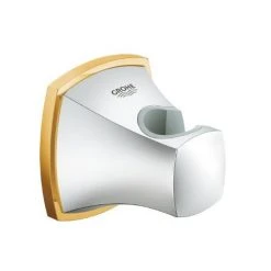 Grohe Grandera Handbrausehalter, Farbe: Chrom / Gold - 27969IG0