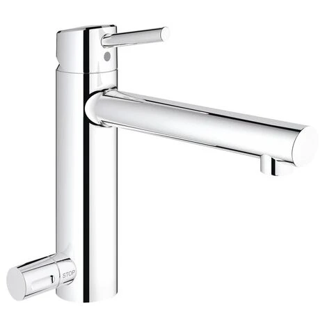 Grohe Concetto Einhand-Spültischbatterie, DN 15, Gussauslauf, Integrierte Vorabsperrung, Chrom - 31209001 3 Grohe Concetto Einhand-Spültischbatterie, DN 15, Gussauslauf, Integrierte Vorabsperrung, Chrom - 31209001