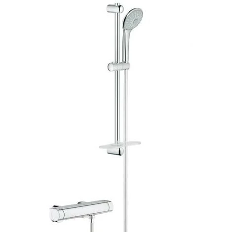 Grohe Grohtherm 2000 Thermostat Brausebatterie Mit Massage- Brausegarnitur - 34195001 3 Grohe Grohtherm 2000 Thermostat Brausebatterie Mit Massage- Brausegarnitur - 34195001