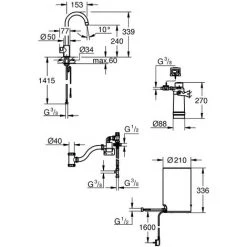 GROHE Red Mono Standventil Und Boiler Größe M, C- Auslauf, Farbe: Chrom - 30085001 5 GROHE Red Mono Standventil Und Boiler Größe M, C- Auslauf, Farbe: Chrom - 30085001 -GROHE SHOP 16948001 2