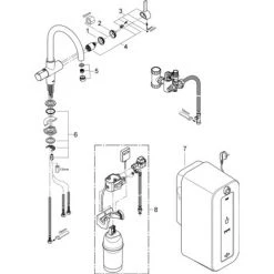 GROHE Red Mono Standventil Und Boiler Größe L, C-Auslauf, Chrom - 30080001 -GROHE SHOP 16949875 3