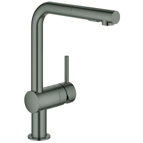 Grohe Einhand Spültischbatterie Minta 30274 L-Ausl. Azb. Spülbr. Hard Graphite Geb., 30274AL0 3 Grohe Einhand Spültischbatterie Minta 30274 L-Ausl. Azb. Spülbr. Hard Graphite Geb., 30274AL0