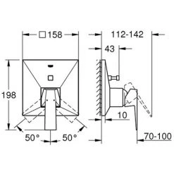 Grohe Einhand Wannenbatterie Allure Brilliant 24072 FMS Für 35600 Supersteel, 24072DC0 -GROHE SHOP 17916028 2