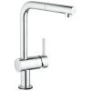 Grohe Elektronische-Einhebelmischer Spültischarmatur Minta Touch 31360 L-Auslauf Chrom, 31360001 -GROHE SHOP 18073753 1