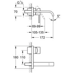 Grohe Waschbeckenarmatur 2 Loch Allure 19309 Fertigmontageset Ohne Einbaukörper Chrom 19309000 5 Grohe Waschbeckenarmatur 2 Loch Allure 19309 Fertigmontageset Ohne Einbaukörper Chrom 19309000 -GROHE SHOP 18073798 2