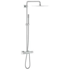 Grohe Duschsystem Rainshower F-Series 27469 Mit Thermostat DF: 9,5l/mIn Chrom, 27469000