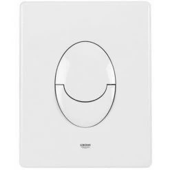 Grohe WC Betätigungsplatte Start & Stopp, 2-Mengenfunktion Toilettenspülung Weiß