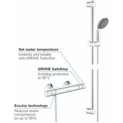 Grohe Brausestangenset Precision Start Inkl. Thermostat -GROHE SHOP 20340745 4