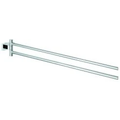 Grohe Handtuchhalter Essentials Cube Metall Chrom Schwenkbar Badetuchhalter