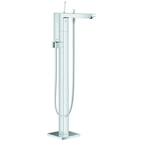 Grohe Einhebelmischer Wannenarmatur Eurocube Joy 23667 Fertigmontageset Bodenmontage Chrom, 23667001 3 Grohe Einhebelmischer Wannenarmatur Eurocube Joy 23667 Fertigmontageset Bodenmontage Chrom, 23667001