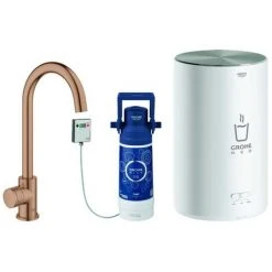 Grohe Standventil Und Boiler Red Mono M-Size C-Auslauf Warm Sunset Geb., 30085DL1