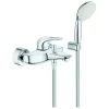 Grohe Einhebel-Wannenarmatur Eurostyle 33592 Mit Wandhalterset Hebel Offen Chrom -GROHE SHOP 23035819 1