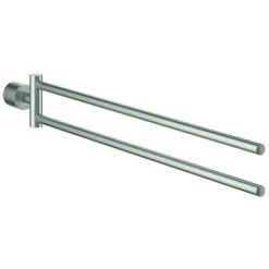 Grohe Handtuchhalter Atrio 40308 2-armig Supersteel, 40308DC3