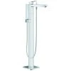 Grohe Einhebelmischer Wannenarmatur Eurocube 23672 Fertigmontageset Bodenmontage Chrom, 23672001 -GROHE SHOP 23037035 1