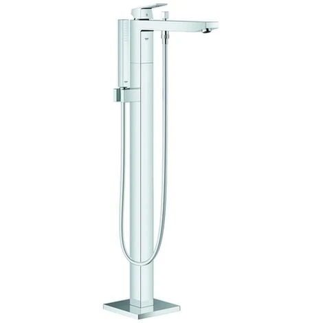 Grohe Einhebelmischer Wannenarmatur Eurocube 23672 Fertigmontageset Bodenmontage Chrom, 23672001 3 Grohe Einhebelmischer Wannenarmatur Eurocube 23672 Fertigmontageset Bodenmontage Chrom, 23672001