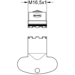 GROHE 13937000 Mousseur Strahlregler-Set M16,5 X 1 - Mit Schlüssel (Cache TT) -GROHE SHOP 23696355 2