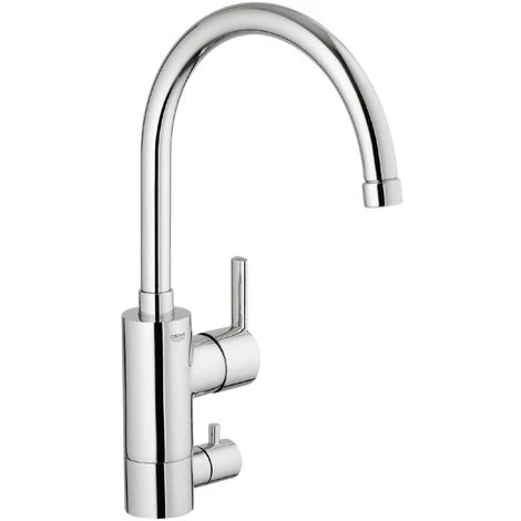 Grohe Feel Küchenarmatur 31202000 | Schwenkbarer Einhebelmischer | SilkMove Keramikkartusche | StarLight Oberfläche | Mengenbegrenzer | Flexschläuche | Spültischarmatur | Chrom | 09318 7 3 Grohe Feel Küchenarmatur 31202000 | Schwenkbarer Einhebelmischer | SilkMove Keramikkartusche | StarLight Oberfläche | Mengenbegrenzer | Flexschläuche | Spültischarmatur | Chrom | 09318 7