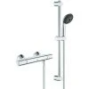 Grohe Duschsystem Precision Trend, 34237001, Renovierungs-Set Mit StarLight Oberfläche, Chrom, 09488 7