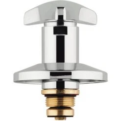 Grohe Oberteil Rote Markierung Für Unterputz-Ventile Mit Schubrosette & Trecorn Griff, 3/4 Zoll, Messing, Chrom, 17505 0