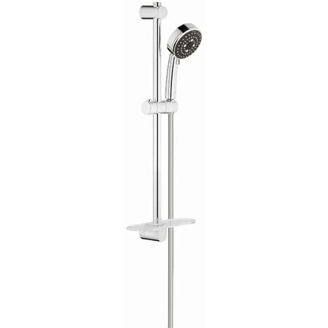 Grohe Duschset Vitalio Comfort 3, 26096000, Brausegarnitur Mit Handbrause, Wandstange (60 Cm), Brauseschlauch (175 Cm), 3 Strahlarten, Antikalk-System, CoolTouch Sicherheitsgehäuse, Chrom, 20866 6 3 Grohe Duschset Vitalio Comfort 3, 26096000, Brausegarnitur Mit Handbrause, Wandstange (60 Cm), Brauseschlauch (175 Cm), 3 Strahlarten, Antikalk-System, CoolTouch Sicherheitsgehäuse, Chrom, 20866 6