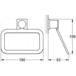 Grohe Allure Handtuchring Chrom - 40339000 -GROHE SHOP 25038786 3