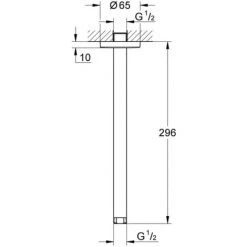 Grohe Rainshower Deckenauslass 292 Mm 28497000 - 28497000 -GROHE SHOP 25039366 3