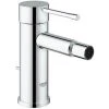 Grohe Essence Einhand-Bidebatterie DN 15, Einlochmontage, Mit Ablaufgarnitur, Farbe: Supersteel - 32935DC1