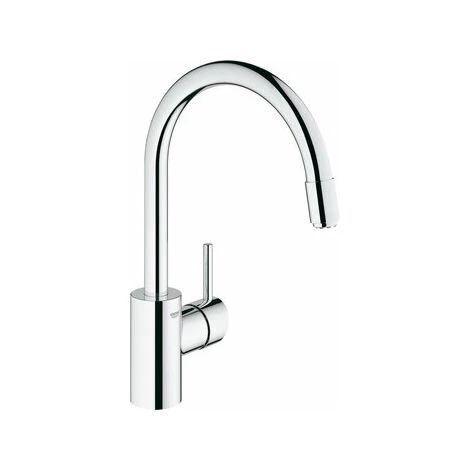 Grohe Concetto Einhand-Spültischbatterie, DN 15, Niederdruck Für Offene Warmwasserbereiter, Laminarbrause, Chrom - 31212003 3 Grohe Concetto Einhand-Spültischbatterie, DN 15, Niederdruck Für Offene Warmwasserbereiter, Laminarbrause, Chrom - 31212003