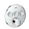 Grohe SmartControl Unterputzmischer, Drei Absperrventile, Runde Rosette, 3 Verbraucher, Chrom - 29146000 -GROHE SHOP 25040741 1