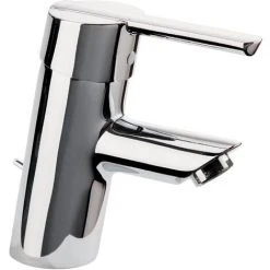 Grohe Waschtischarmatur Feel, 32557000, Einhandmischer Für Waschtisch Mit SilkMove Keramikkartusche, StarLight Oberfläche, Mengenbegrenzung, Schnell-Montage-System, Chrom, 09426 9