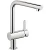 Grohe Spültischarmatur Flair L, 32454000, Einhandmischer Für Spüle Mit Grohe StarLight Chromoberfläche, Schnell-Montage-System, SilkMove Keramikkartusche, Mengenbegrenzung, Chrom, 09547 1 -GROHE SHOP 26286868 1