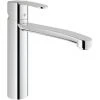 Grohe Spültischarmatur Wave Cosmopolitan, 31316000, Einhandmischer Für Spüle Mit SilkMove Keramikkartusche, Mengenbegrenzung, Schwenkbarer Rohrauslauf, Chrom, 09603 4 -GROHE SHOP 26286890 1