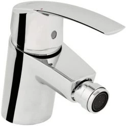 Grohe Bidetarmatur Start, 32560, StarLight Oberfläche, QuickFix, 35 Mm Keramikkartusche Mit Temperaturbegrenzer, Mengenbegrenzung, Kugelgelenk, Chrom, 09714 7