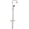 Grohe Duschsystem Vitalio Start, 27960000 Mit Durchflusskonstanthalter, EcoJoy Technologie, StarLight Oberfläche, SpeedClean Antikalk-System, Metallgriff, Chrom, 20899 4 -GROHE SHOP 26287030 1