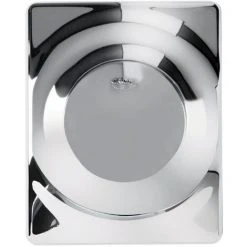 Grohe WC - Urinal-Betätigungsplatte Surf, 38808000, Manuelle Auslösung Für Rapido U Oder Rapido UMB, Mechanische Funktionskartusche, StarLight Oberfläche, 116 X 144 Mm, Chrom, 21168 0
