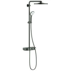GROHE Duschsystem Euphoria SmartControl 310 Duo 26507 Mit THM Hard Graphite Gebürstet, 26507AL0
