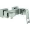 GROHE EH-Brausebatterie Eurocube 23145 Wandmontage Eigensicher Supersteel, 23145DC0 -GROHE SHOP 26326448 1