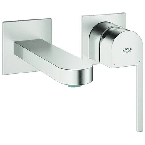 GROHE 2-L-WT-Wandbatterie Plus 29303_3 FMS Für 23200 Ausladung 147mm Supersteel, 29303DC3 3 GROHE 2-L-WT-Wandbatterie Plus 29303_3 FMS Für 23200 Ausladung 147mm Supersteel, 29303DC3