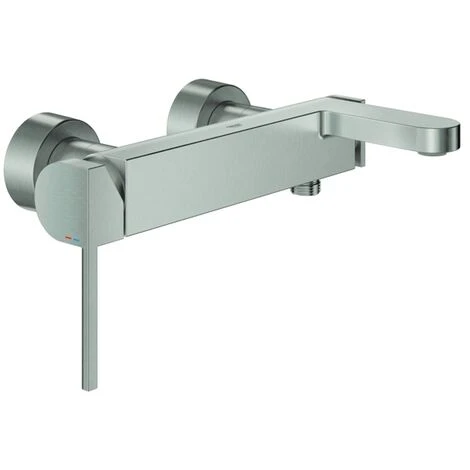 GROHE EH-Wannenbatterie Plus 33553_3 Wandmontage Supersteel, 33553DC3 3 GROHE EH-Wannenbatterie Plus 33553_3 Wandmontage Supersteel, 33553DC3