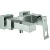 GROHE EH-Wannenbatterie Eurocube 23140 Wandmontage Eigensicher Supersteel, 23140DC0 -GROHE SHOP 26326745 1