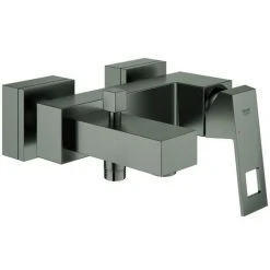 GROHE EH-Wannenbatterie Eurocube 23140 Wandmontage Hard Graphite Gebürstet, 23140AL0