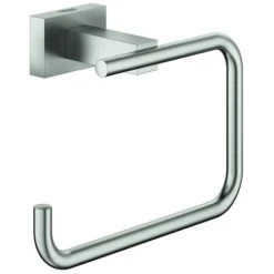 GROHE WC-Papierhalter Essentials Cube 40507_1 Ohne Deckel Supersteel, 40507DC1