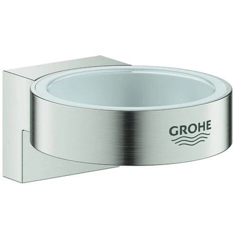 GROHE Halter Selection 41027 Für Glas/Seifenspender Supersteel, 41027DC0 3 GROHE Halter Selection 41027 Für Glas/Seifenspender Supersteel, 41027DC0
