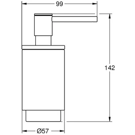 GROHE Seifenspender Selection 41028 Für Halter 41027 Warm Sunset, 41028DA0 4 GROHE Seifenspender Selection 41028 Für Halter 41027 Warm Sunset, 41028DA0 – Bild 2