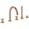 Grohe 5-Loch-Wannen-Kombination Atrio 19923 FMS Kreuz-Griff Warm Sunset, 19923DA3 -GROHE SHOP 26555401 1