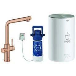 Grohe Armatur Und Boiler Red Duo M-Size L-Auslauf Warm Sunset, 30327DA1