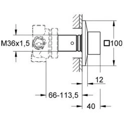 Grohe 5-Wege-Umstellung Allure Brilliant 19798 FMS Hard Graphite Gebürstet, 19798AL0 -GROHE SHOP 26561230 2