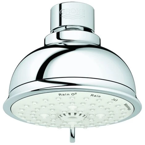 Grohe Kopfbrause Tempesta Rustic 100 27610 4 Strahlarten Chrom, 27610001 3 Grohe Kopfbrause Tempesta Rustic 100 27610 4 Strahlarten Chrom, 27610001